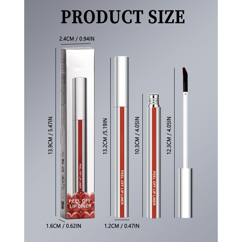 Peel Off Lip Liner Stain Long Lasting, Tattoo Lip Stain