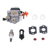 String Trimmer Carburetor Replacement 41801200610 Spark Plug Fuel Filter Gasket