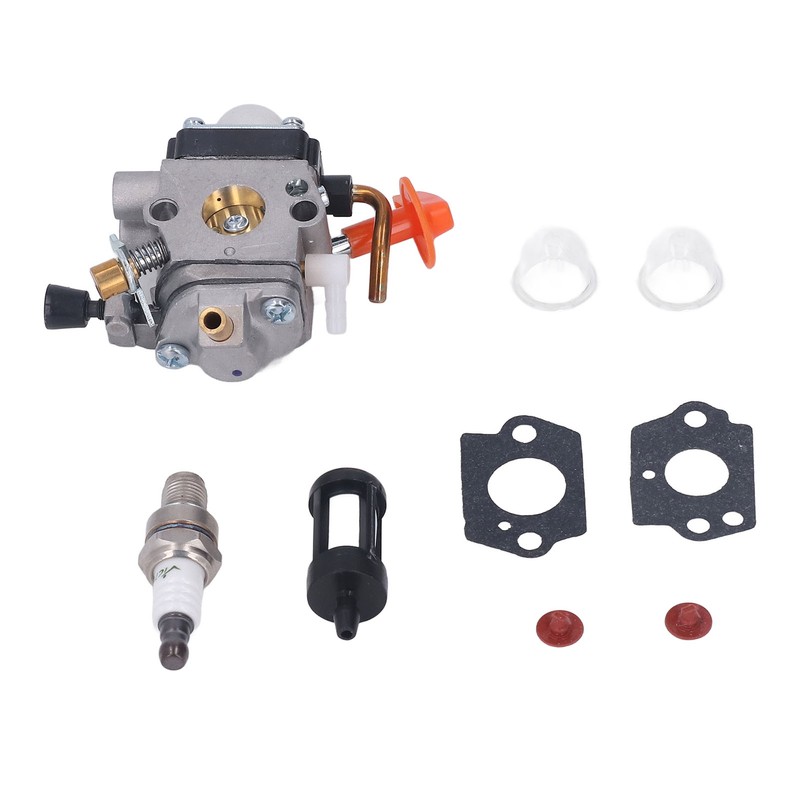 String Trimmer Carburetor Replacement 41801200610 Spark Plug Fuel Filter Gasket