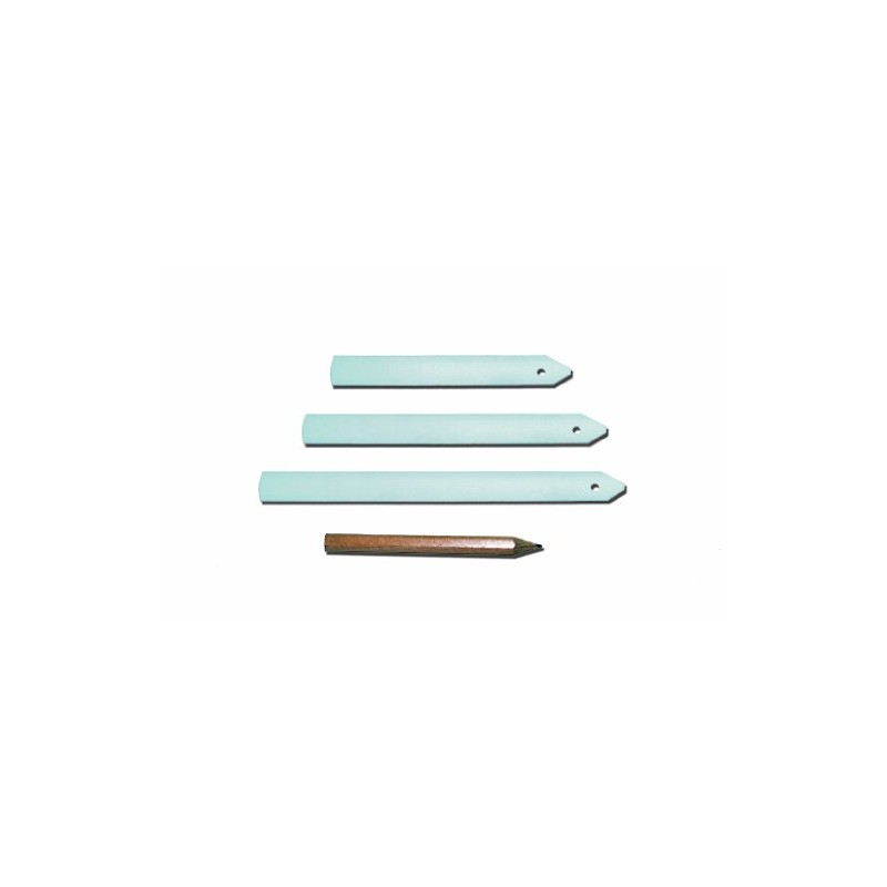 Tildenet 100 mm/ 4 inch Plastic Plant Labels with Pencil,