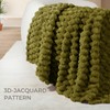 Whale Flotilla Double Size Blanket for Bed with Expanded 3D-Jacquard