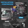 ROADGIVE Center Console Organizer Tray Fit for Dodge RAM 1500