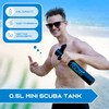 CHIKADIV Mini Scuba Tank, 0.5L Portable Diving Tank up to