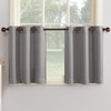 No. 918 Montego Grommet Textured Kitchen Curtain Tier Pair, 56"