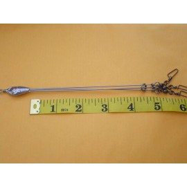 HOME MADE 6 CRAPPIE UMBRELLA/BASS RIG, ALABAMA TESTED/3 ARMS .039X5",6",7" UNPAINTED 2ea.