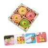 minkissy Doughnut Shape Bath Salt Balls Set of 4 100g