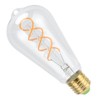 ST64 Bulb Double Spiral E27 4W Dimmable Light Bulb for
