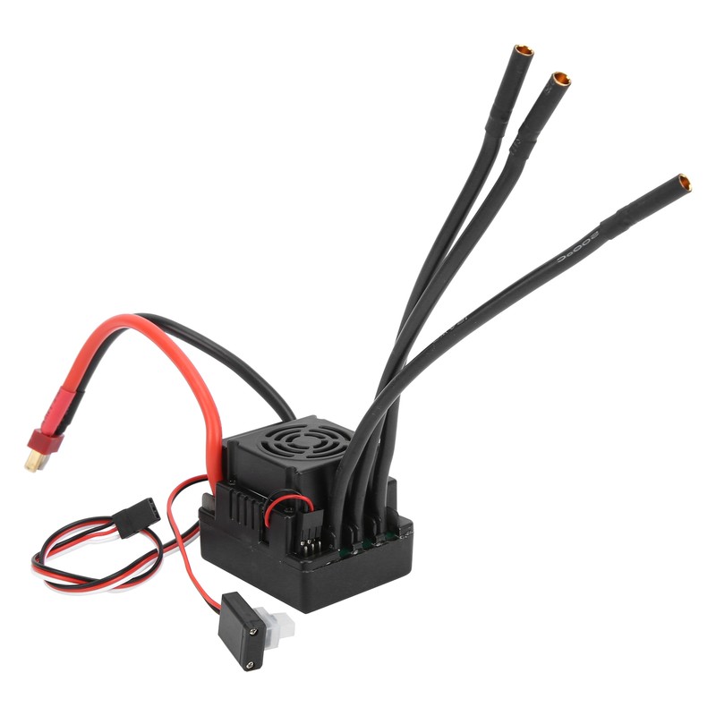 Waterproof 3660 3800KV Brushless Motor 80A Brushless ESC Heatsink Combo