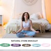 Natural Gemstones Purification Bracelets,8 mm Healing Crystal Healing Stone Bracelet,Stress