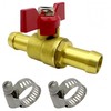 Lophtnix 5/8" Barb PEX Valve, 16mm OD Brass Ball Valve