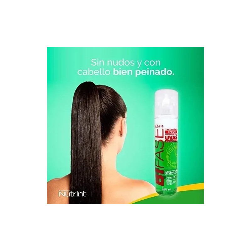 Tratamiento Capilar Bifásico Xiomara Nutrint Bifase Uvas 250ml