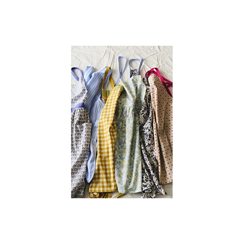 Rep Polka Apron, Beige, 28.7 x 33.1 inches (73 x