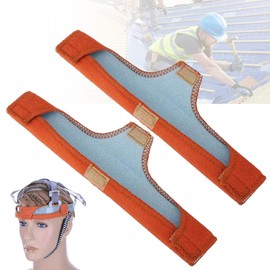 2 Pack Hard Hat Sweatband – Reusable Safety Helmet Sweatband Liner for Construction, Roofing & Industrial Use – Cotton Washable Hard Hat Accessories for Comfort & Hygiene