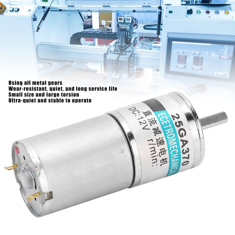 DC Gear Motor Micro Low Speed CW CCW Permanent Magnet