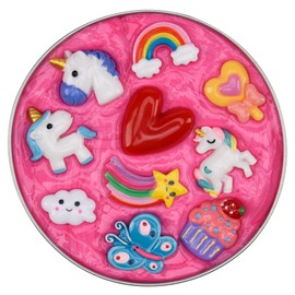 Play Putty Therapy Putty for Kids with Charms Rainbows and Unicorns Theraputty Medium Resistance, Fine Motor Skills and Hand Strength, Occupational Therapy Sensory Fidget Toy and Tool