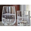 Wahoo Fish Engraved Stemless Wine Glasses (Set of 2)