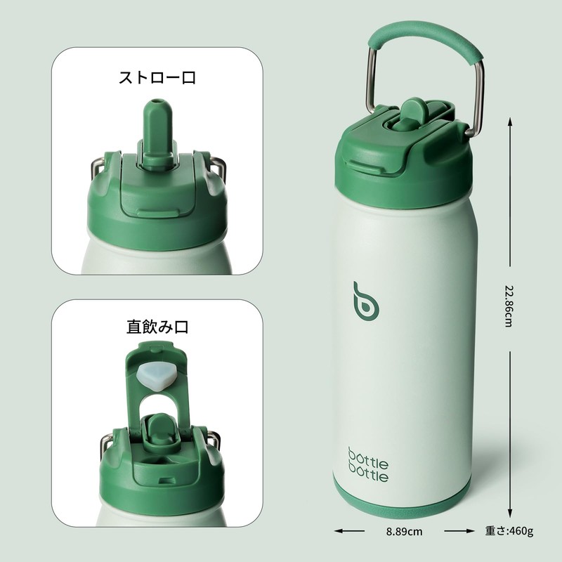 BOTTLE BOTTLE 2-Way Lid Water Bottle