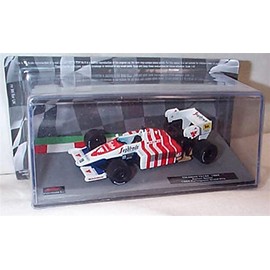 Eaglemoss Toleman Tg184 1984 POR GP Ayrton Senna F1 Collection vehicle 1.43 scale diecast model