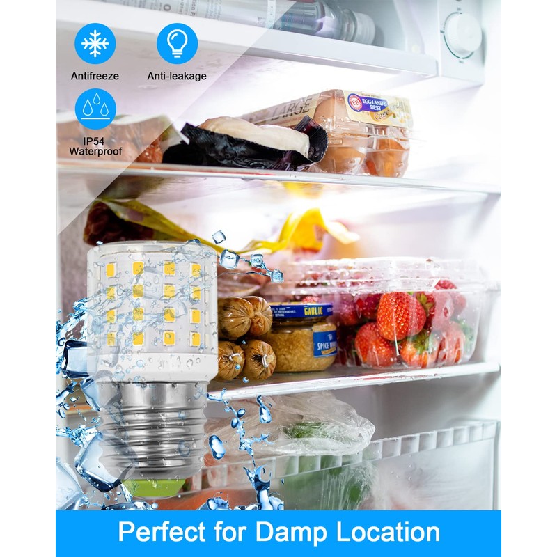 ZHENMING KEI D34L Refrigerator Bulb AC100-265V 3.5W Fridge Light Bulb
