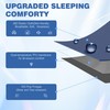 OUTSKIRT Ultralight Self Inflating Sleeping Pad, 4" Thick Camping Mattress
