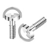 2PCS 1/4-20 Thread D-Ring Stainless Steel Camera Fixing Screws, Tripod