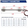 Uadme Vertical Float Switch, 110 V 150 mm Double Ball