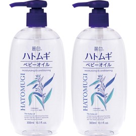 [Bulk Purchase] Reihiro Baby Oil, 10.1 fl oz (300 ml) x 2, 10.1 fl oz (300 ml) x 2