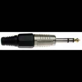 Stagg 1/4" Nickel/PVC Stereo Phone-Plug