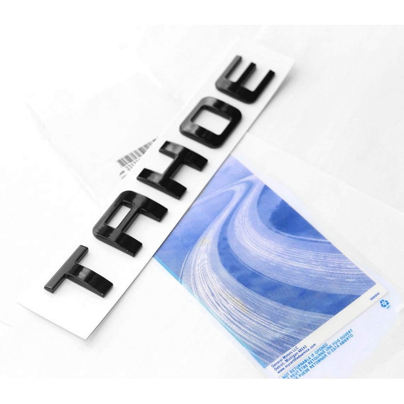 Yoaoo 3pack OEM Nameplate Emblem 3D Badge Replacement for Tahoe