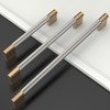 Coinkoly 10 Pack 3"(76mm) Brushed Satin Nickel and Champagne Bronze