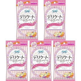 Sofy Delicate Wet Floral Scent (6 sheets x 2 pieces) x 5 bags set