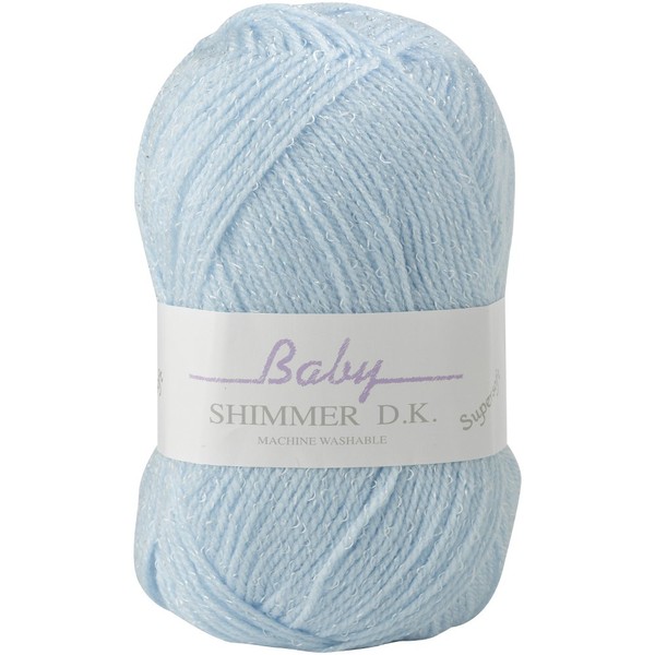 James Brett Baby Shimmer Knitting Yarn Soft Double Knit Wool