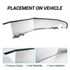 Chrome Front Bumper Corner Trim Passenger Right Side Fit for