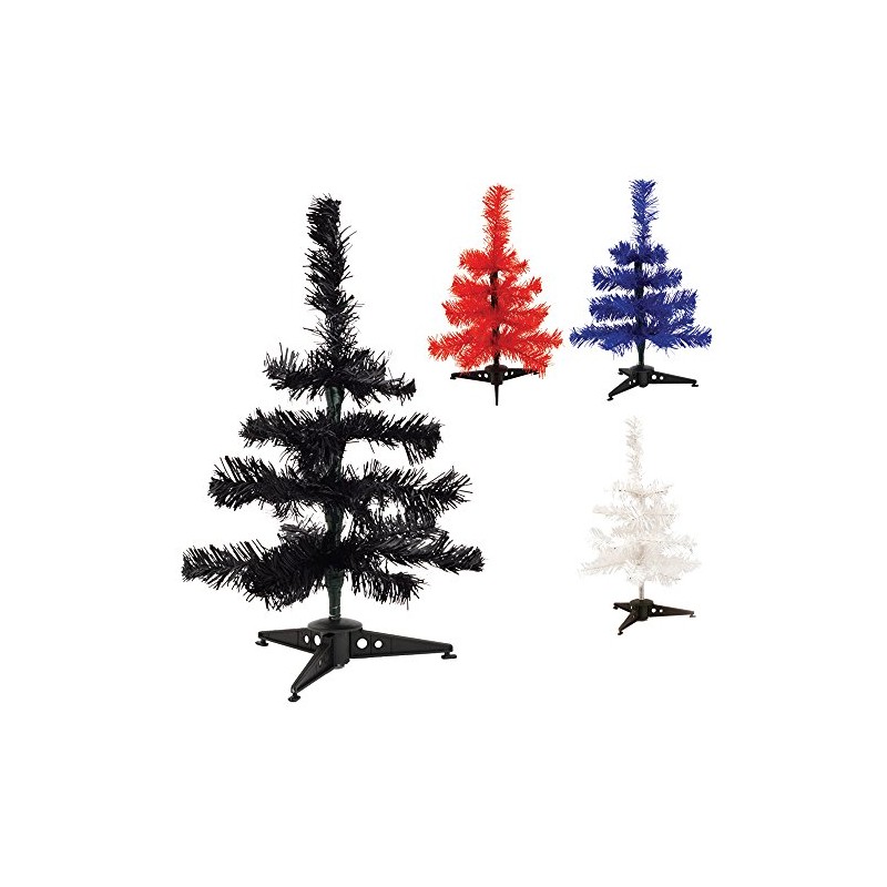 eBuyGB Mini Artificial Christmas Tree, Red