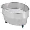 Pearl Metal HB-4158 Triangle Corner Colander, Mini, Stainless Steel, at