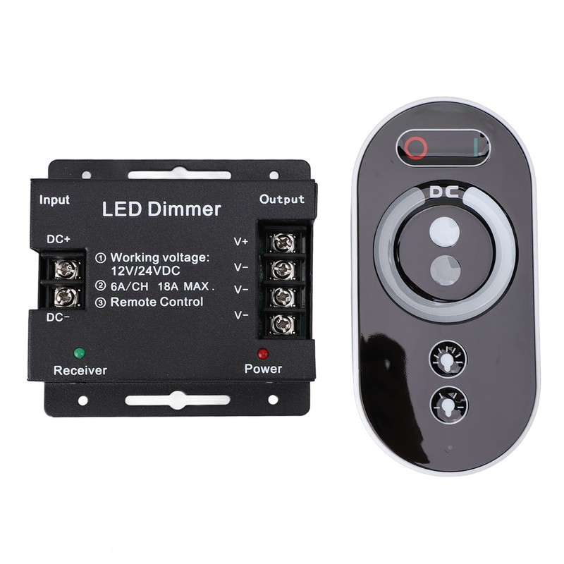 Dimmer Switch DC 12V‑24V 18A PWM LED Light Strip Dimmer