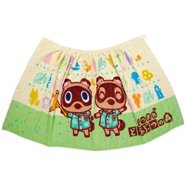 Marushin 4525003000 Wrap Towel, 23.6 inches (60 cm) Length, Atsumame Animal Crossing, The Beginning of Excitement, Wrap Towel, Swimming Pool