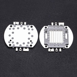 LEDGUHON 1Pcs 60W Cob LED Chip RGB Multicolor High Intensity COB Lighting Intelligent Dimmer for DIY Lighting Fixtures(60Watt/700mA/Red 23-25V/Blue 30-32V/Green 30-32V)