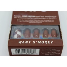 Chillhouse Chill house Chill Tips Nail Art Manicure Glue On Nails   Want S’more C2561