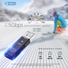 USB3.0 Micro SD Card Reader, 5Gbps 2-in-1 SD Card Reader