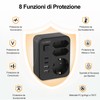 7 in 1 Presa Multipla con 1 Schuko e 2