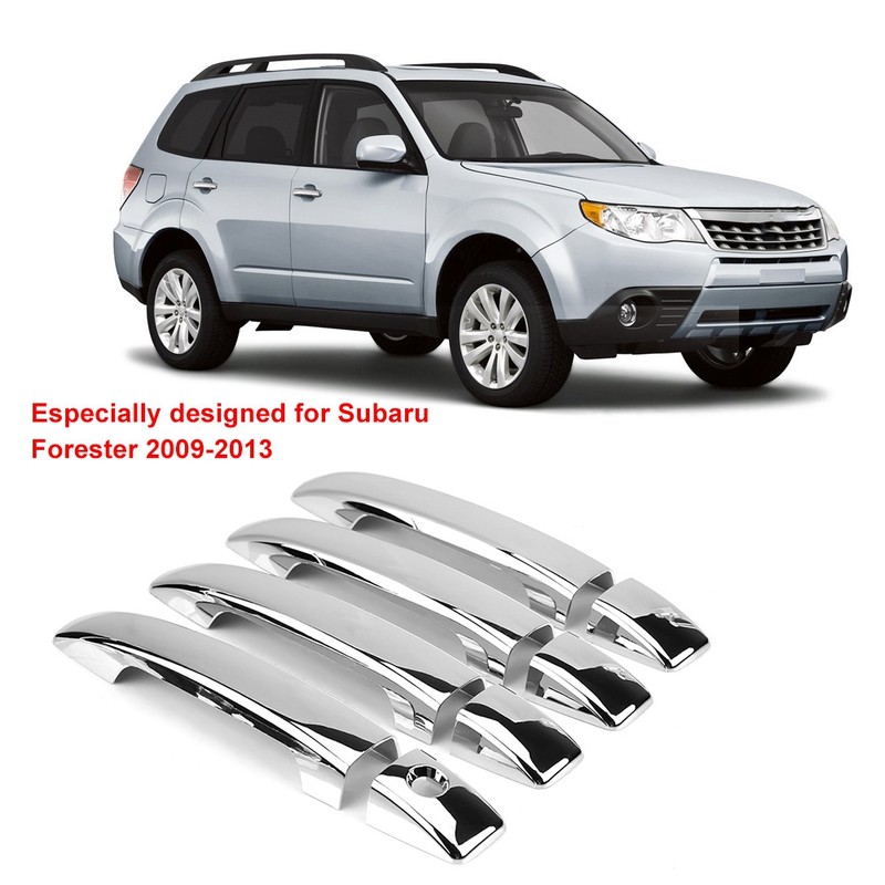 8 pcs Car Chromium Electroplating Door Handle Cover Trim for