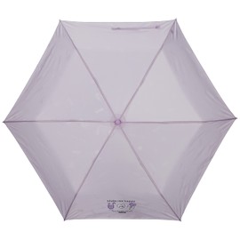 PINKLATTE 10002614 Embossed Folding Umbrella, 21.7 inches (55 cm), Purple, Girl Junior