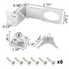 HOWDIA 3 Inch Keyed Door Lock Hasp Latch, Stainless Steel
