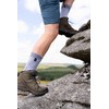 SEALSKINZ Unisex Waterproof All Weather Mid Length Sock, Grey/Grey Marl,