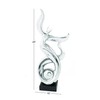 Deco 79 Ceramic People Decorative Sculpture Dancing Home Decor Statue,