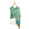 Paskmlna Paisley Jacquard Pashmina Shawl Wrap Scarf Stole, 018052, L