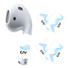 4 Pcs Protection Stickers for AirPods 2nd/3rd Gen, Bluetooth Headphones, Wireless Earbuds, and Headsets - White