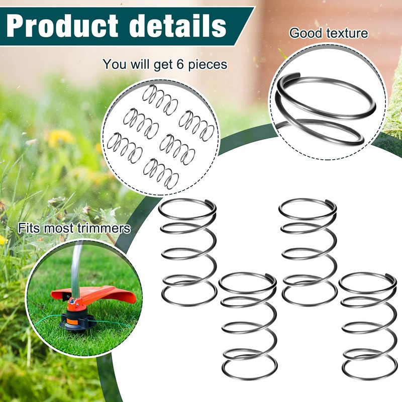 Ferraycle 6 Pieces Outdoor 29550 Trimmer Replacement Spring # 678749001