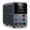 DC Variable Bench Power Supply with Encoder Knob, Output Enable/Disable,